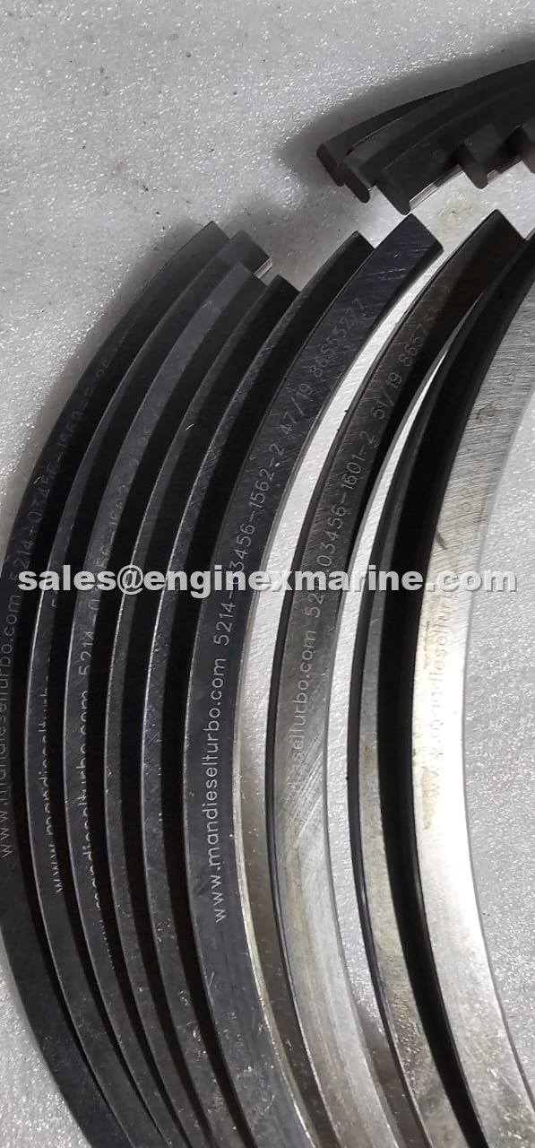 MAN B&amp;W - 27/38 - SPARES - PISTON RING SET 4 RING - 51706-004-0306