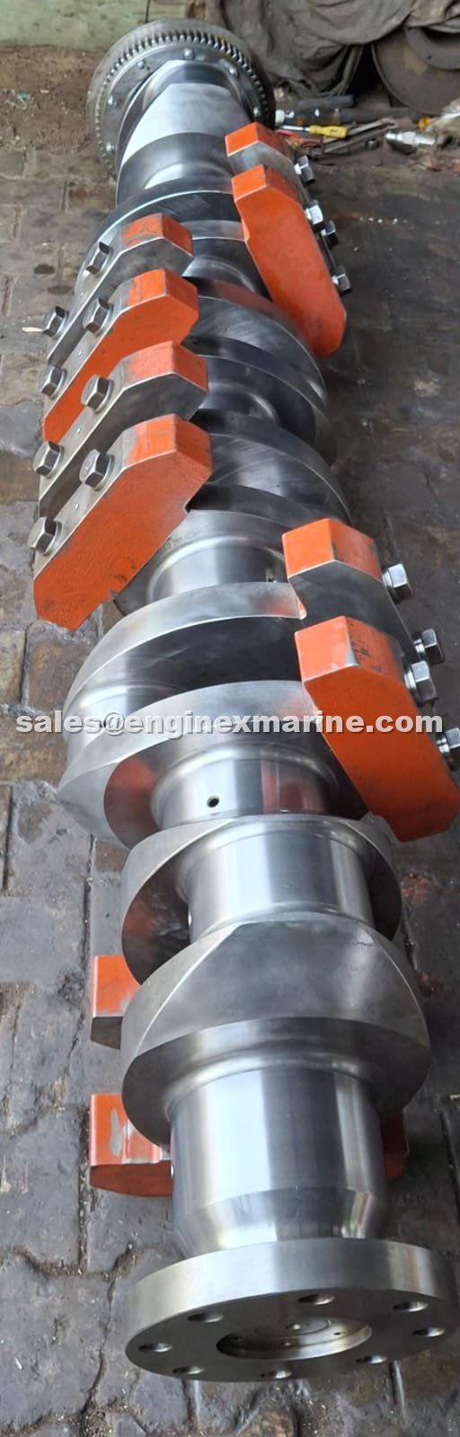 MAN B&W – 8L28/32H – CRANKSHAFT