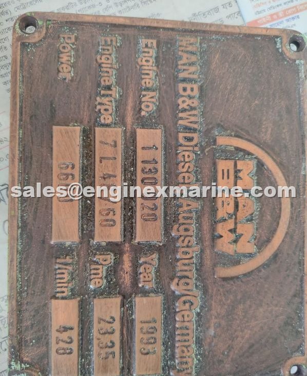 MAN B&W – 14V48/60A – COMPLETE ENGINE
