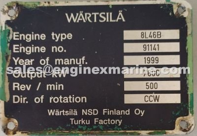 WARTSILA – 8L46 – AUXILIARY ENGINE