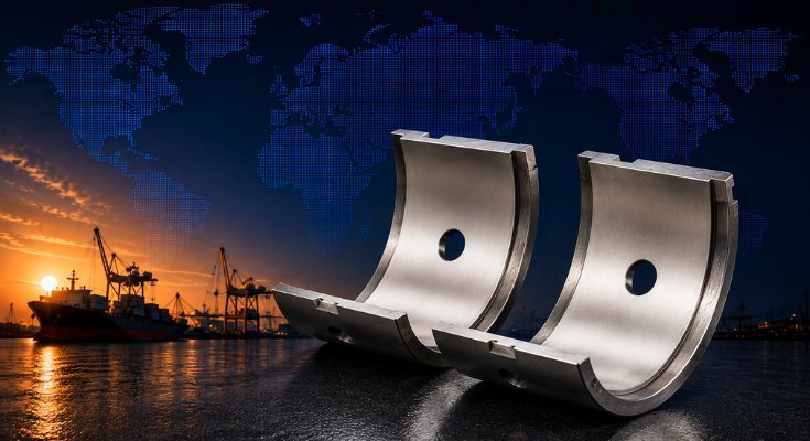 Marine Engine Main Bearings & Crankpin Bearings