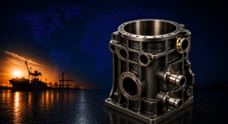 Marine Engine Water Jacket